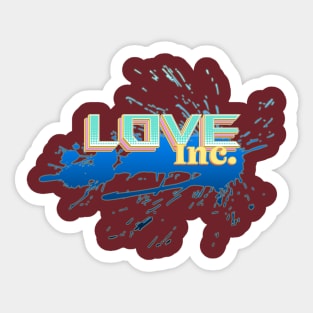 Love Inc - Teal/Blue Sticker